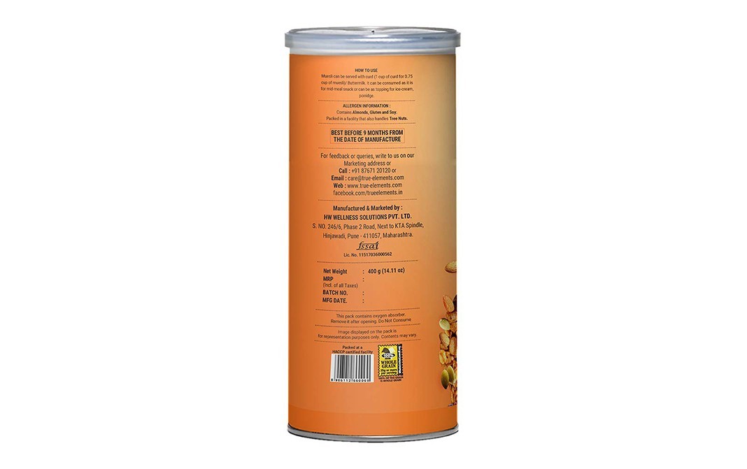 True Elements Chatpati Muesli    Jar  400 grams
